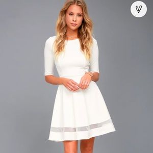 Lulus bridal rehearsal dinner/shower dress.